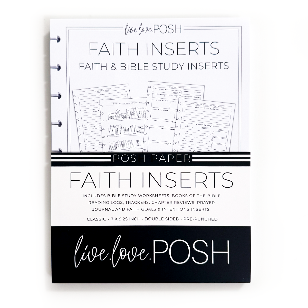 FAITH & BIBLE STUDY CLASSIC PLANNER INSERTS – Live Love Posh faith-bible-study-classic-planner-inserts-live-love-posh