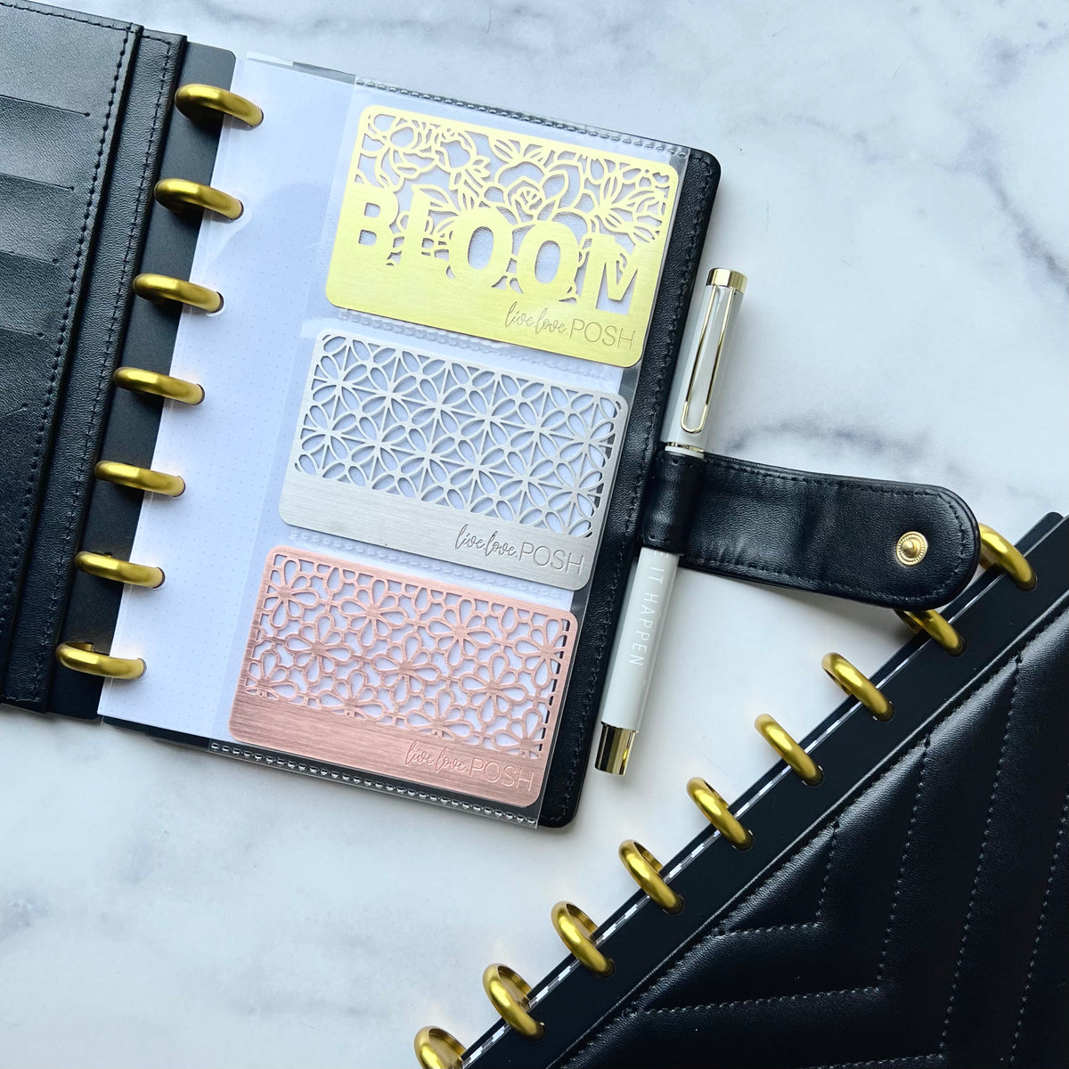 CARD HOLDER (3 Pockets) Live Love Posh