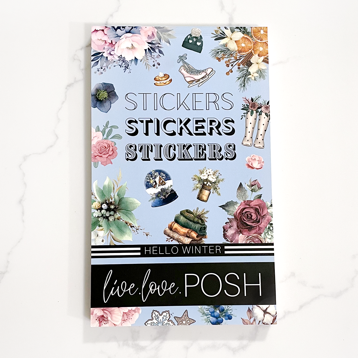 HELLO WINTER DELUXE STICKER BOOK – Live Love Posh