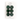 HUNTER GREEN METAL DISCS
