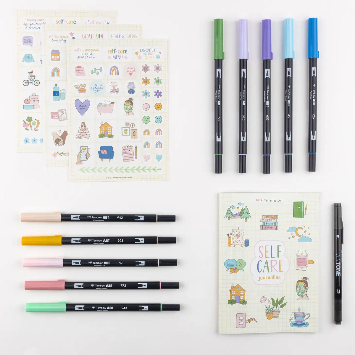 Colorful Self Care Club Journaling Kit – See Amy Draw