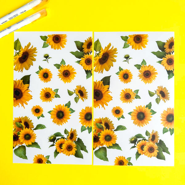 YELLOW BLOOMS FUNCTIONALLY CHIC STICKER BOOK