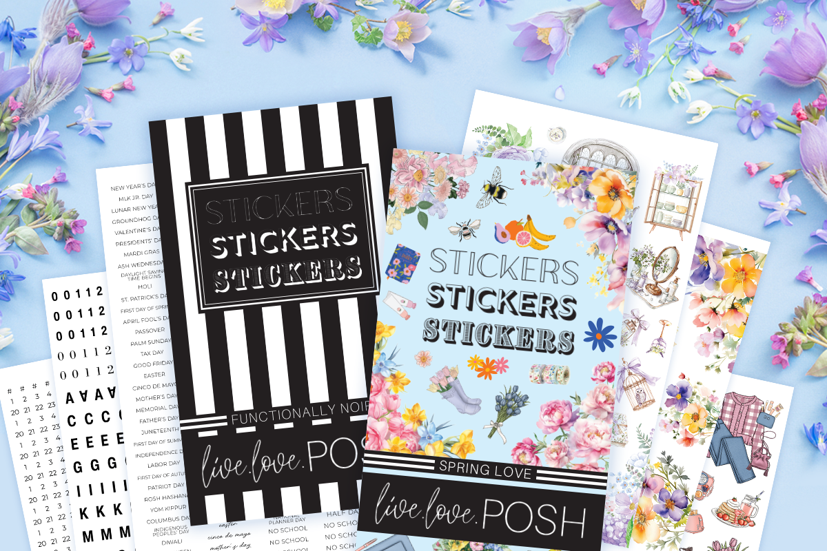 Sticker Book Spring Spring is Here! Introducing Our Newest Sticker Books – Live Love Posh
