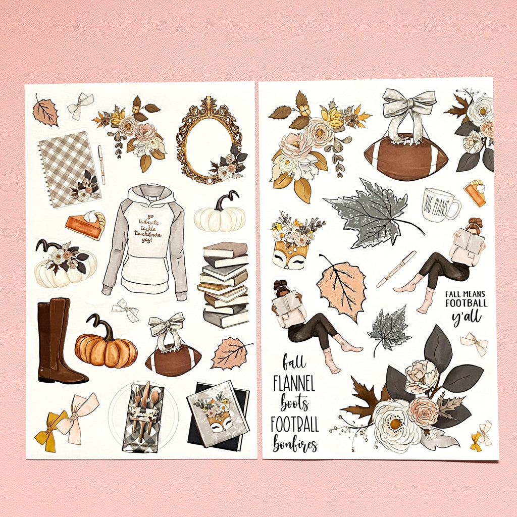 FALL ELEMENTS STICKER BOOK – Live Love Posh