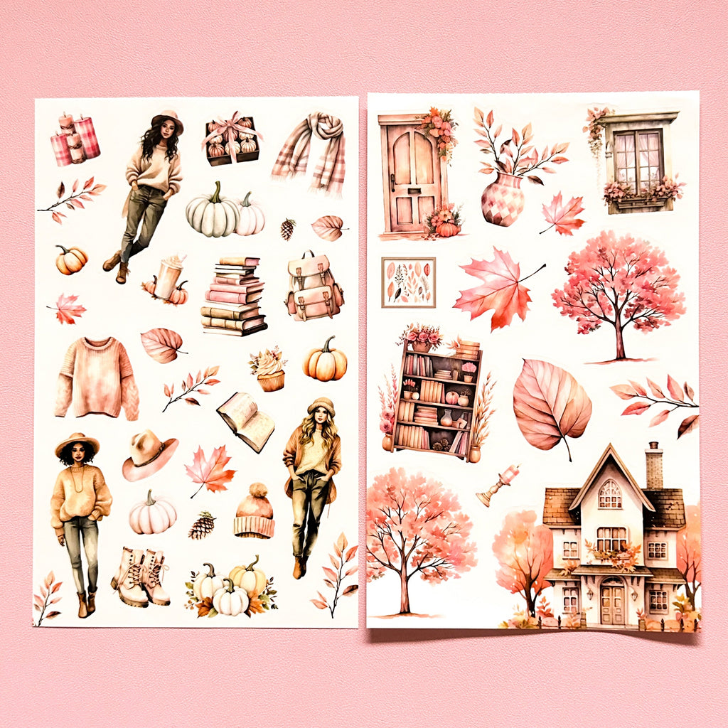 FALL ELEMENTS STICKER BOOK – Live Love Posh