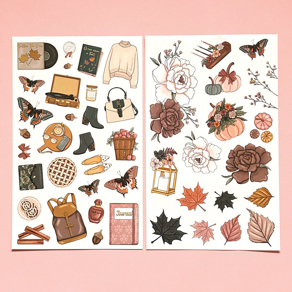 FALL ELEMENTS STICKER BOOK – Live Love Posh