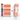 ORANGE PATTERNS WASHI ROLL SET | SET OF 15