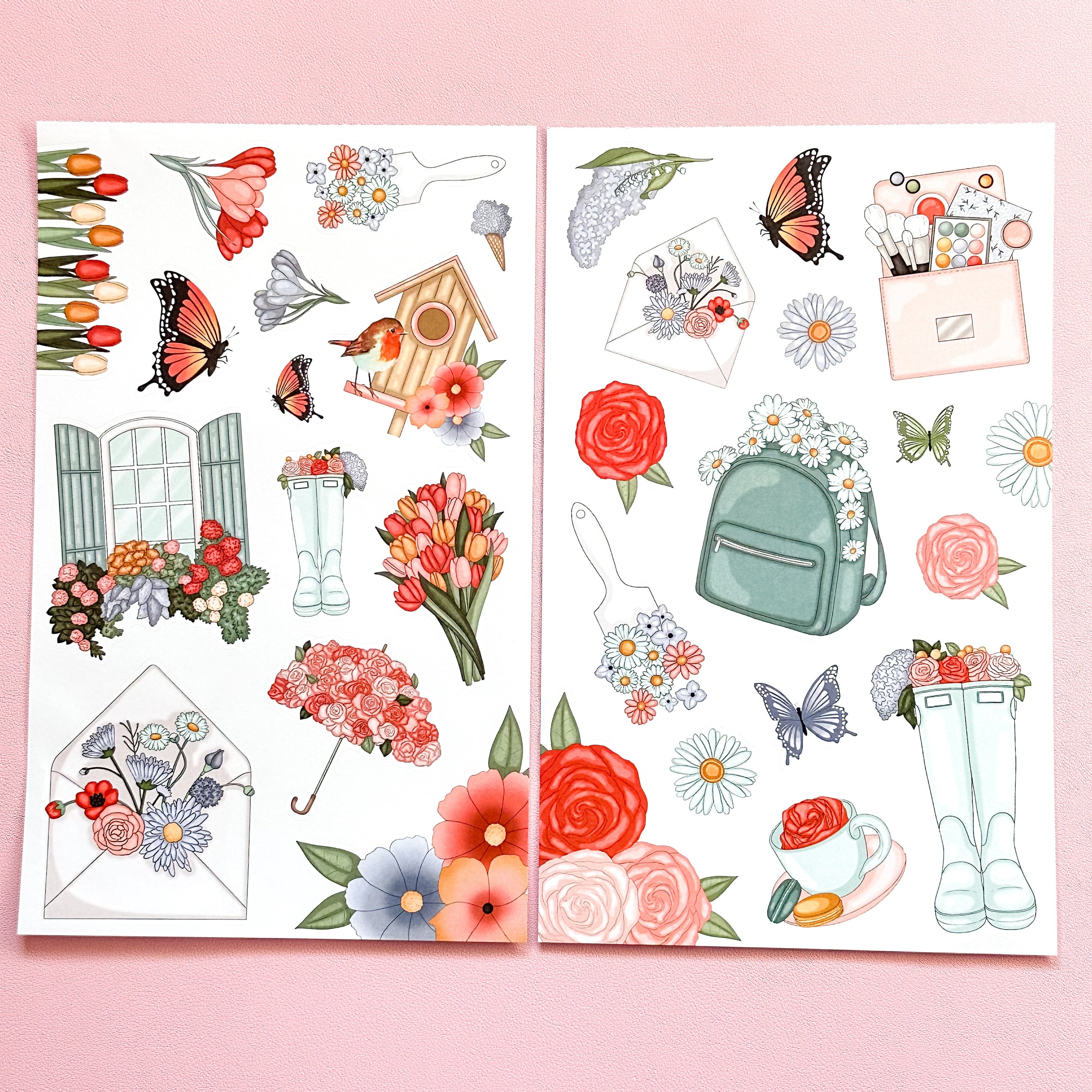 Sticker Book Spring SPRING ALLURE DELUXE STICKER BOOK – Live Love Posh