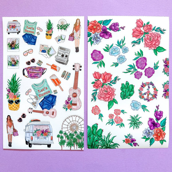CHIC SUMMER STICKER BOOK