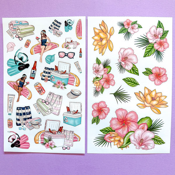 CHIC SUMMER STICKER BOOK