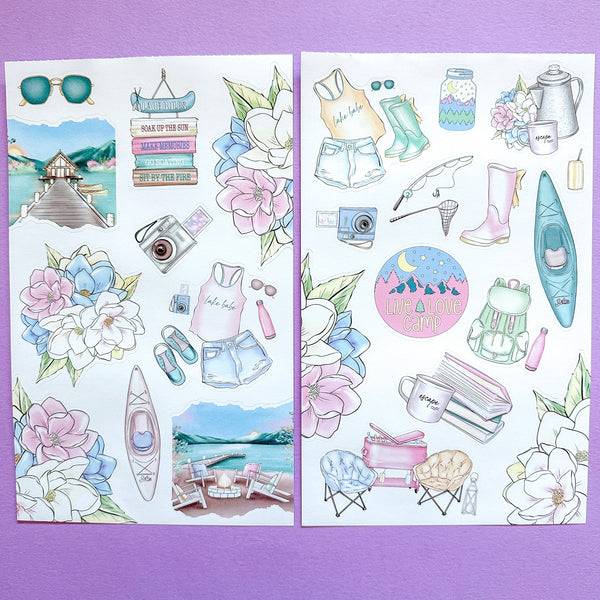 CHIC SUMMER STICKER BOOK