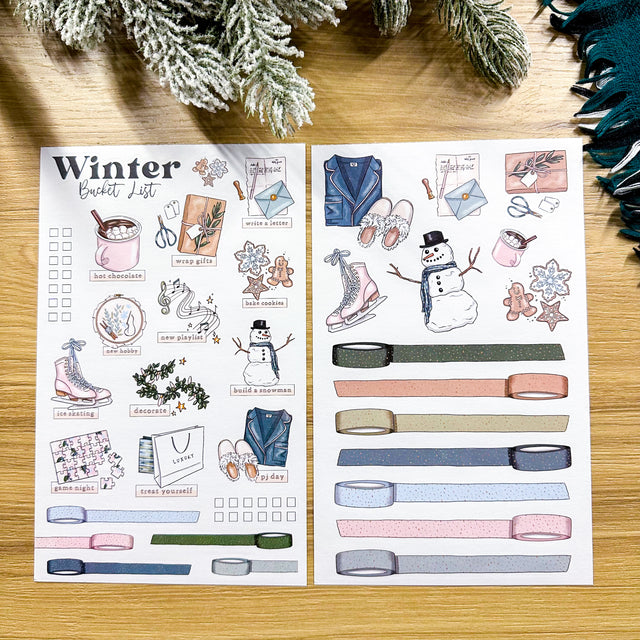 HELLO WINTER DELUXE STICKER BOOK – Live Love Posh