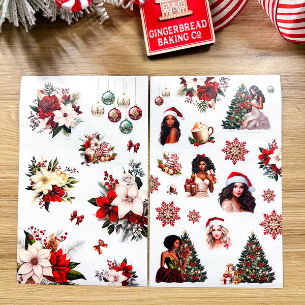 CHIC CHRISTMAS STICKER BOOK