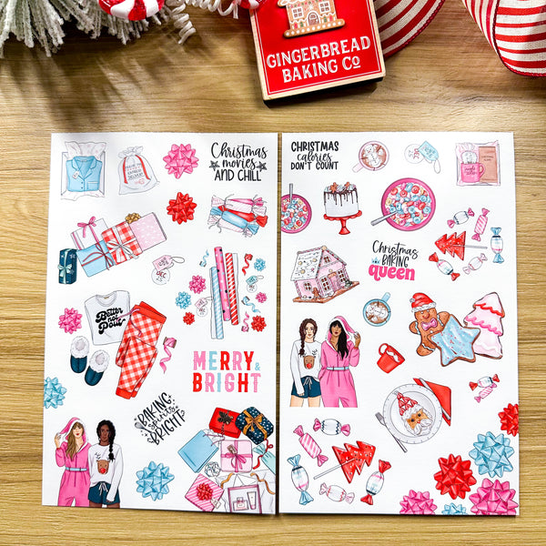 CHIC CHRISTMAS STICKER BOOK