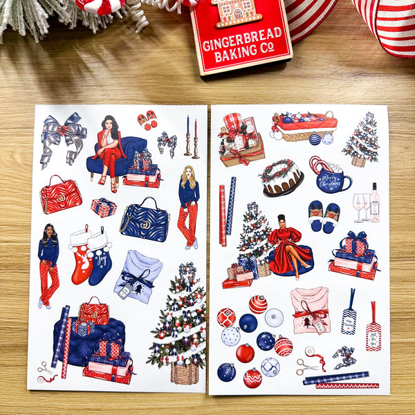 CHIC CHRISTMAS STICKER BOOK