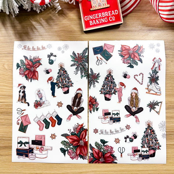 CHIC CHRISTMAS STICKER BOOK