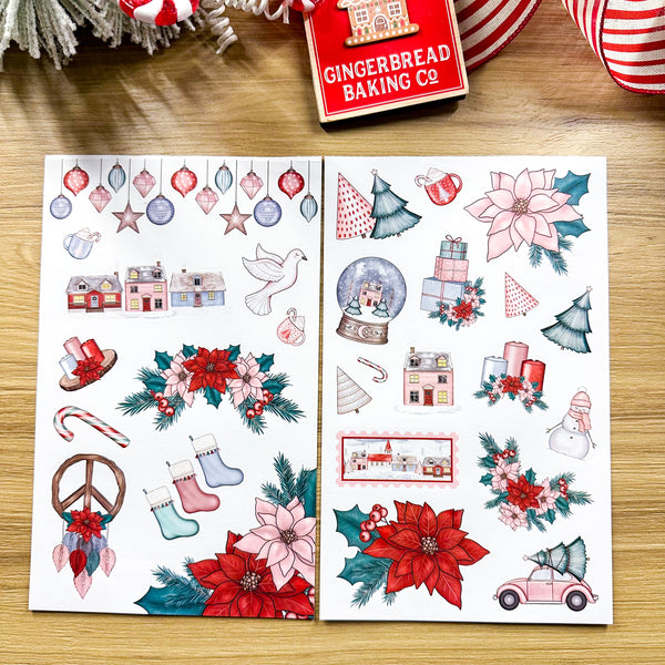 CHIC CHRISTMAS STICKER BOOK