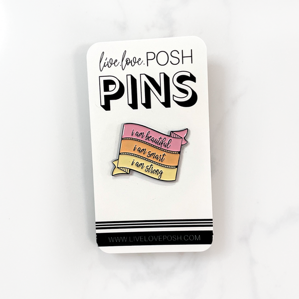 I AM BEAUTIFUL ENAMEL PIN