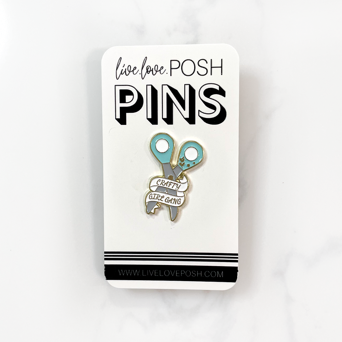 CRAFTY GIRL GANG ENAMEL PIN
