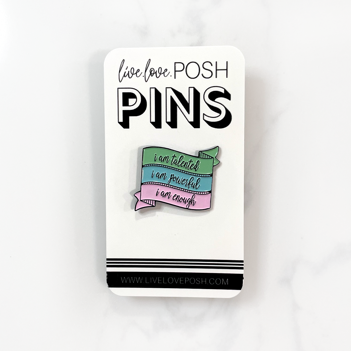 I AM ENOUGH ENAMEL PIN