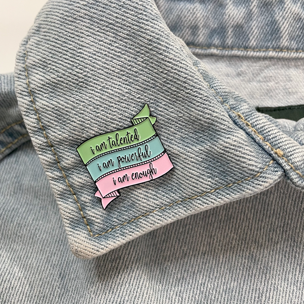 I AM ENOUGH ENAMEL PIN