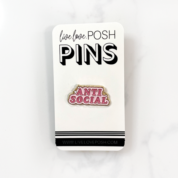 ANTI SOCIAL ENAMEL PIN