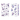 PURPLE FLORALS STICKER BOOK