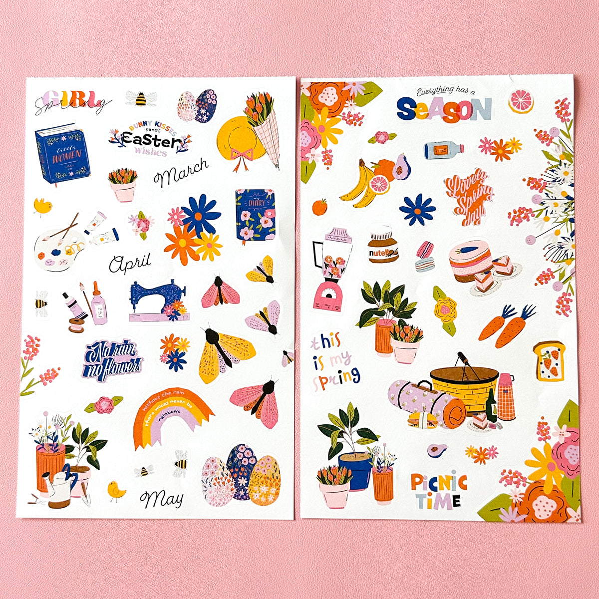 Sticker Book Spring SPRING LOVE STICKER BOOK – Live Love Posh