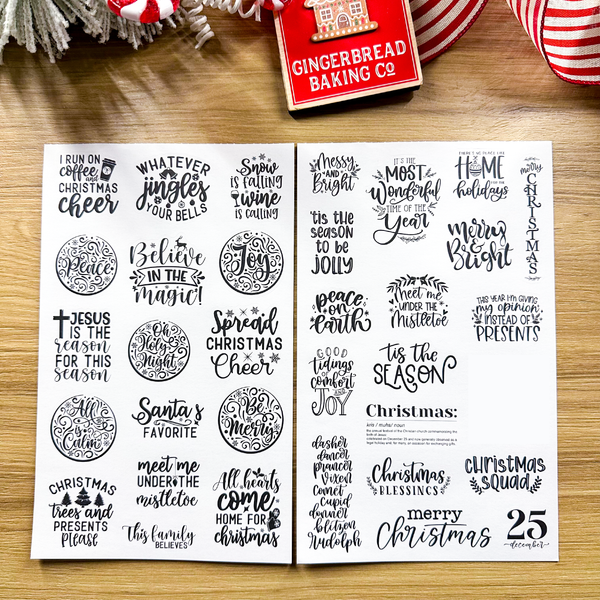 CHIC CHRISTMAS STICKER BOOK