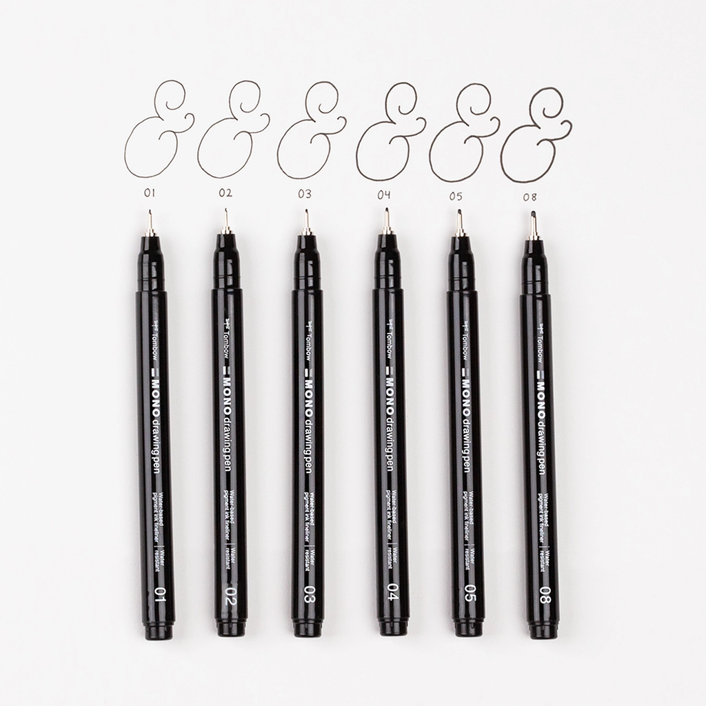 TOMBOW MONO DRAWING PENS (Set of 6) – Live Love Posh