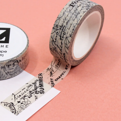 VINTAGE POSTMARKS WASHI TAPE