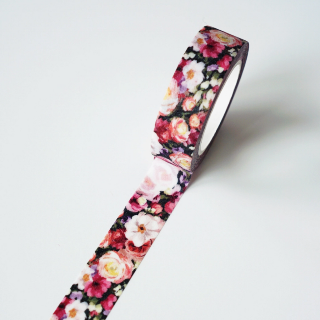 GLITTERED FLORAL GARDEN WASHI TAPE – Live Love Posh