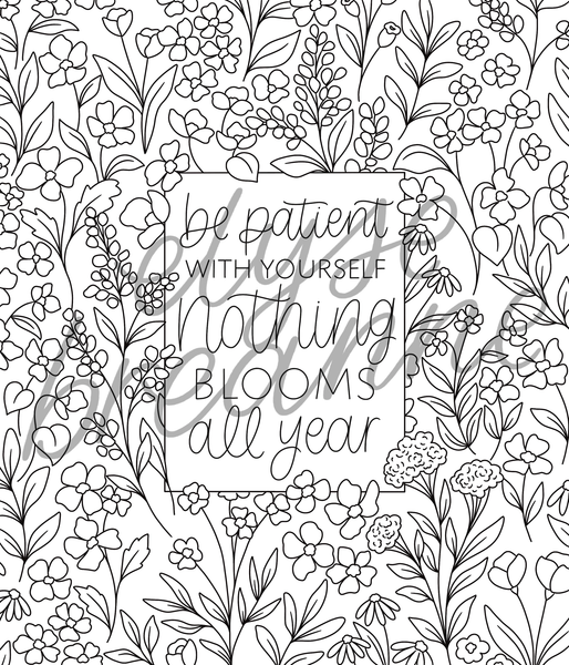 ON THE BRIGHT SIDE - COLORING BOOK