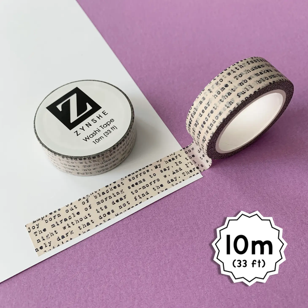 TYPEWRITER WASHI TAPE