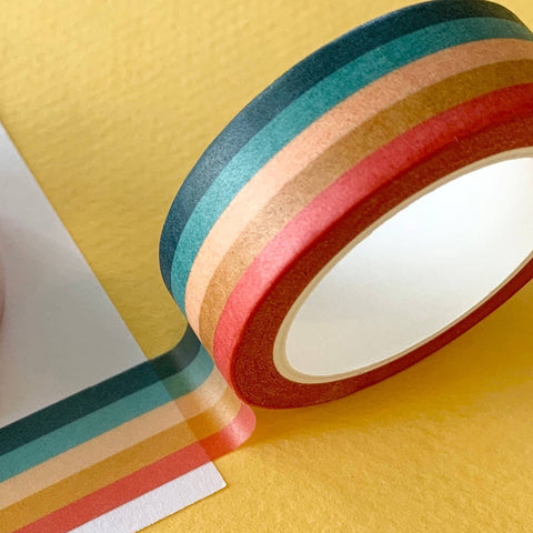 RETRO STRIPE WASHI TAPE