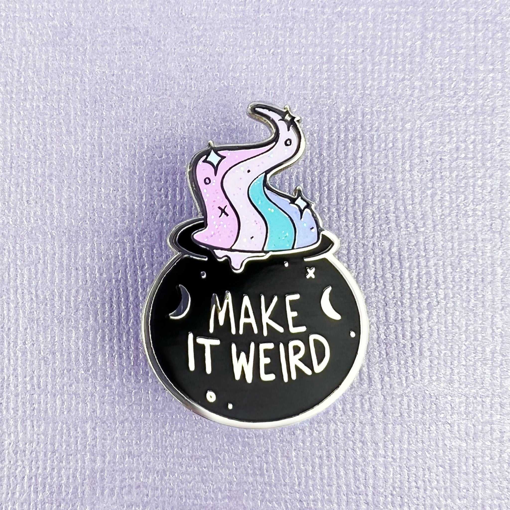 MAKE IT WEIRD ENAMEL PIN