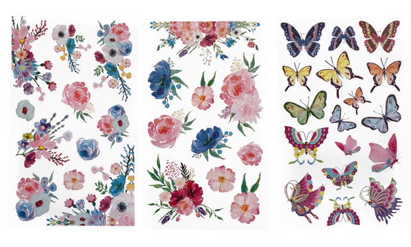 FLORAL BLOSSOMS STICKER BOOK