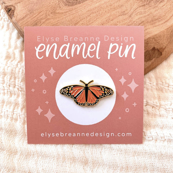 MONARCH BUTTERFLY ENAMEL PIN