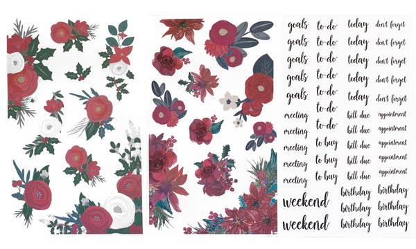 FLORAL BLOSSOMS STICKER BOOK