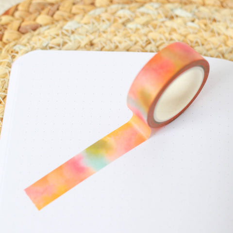 RAINBOW WATERCOLOR WASHI TAPE