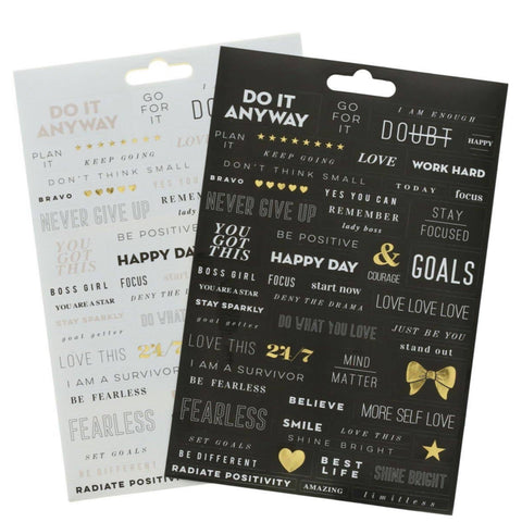 GO FOR IT STICKER SET (2 Sheets)
