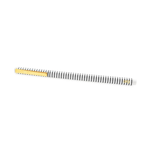 BLACK STRIPE FELT TIP PEN