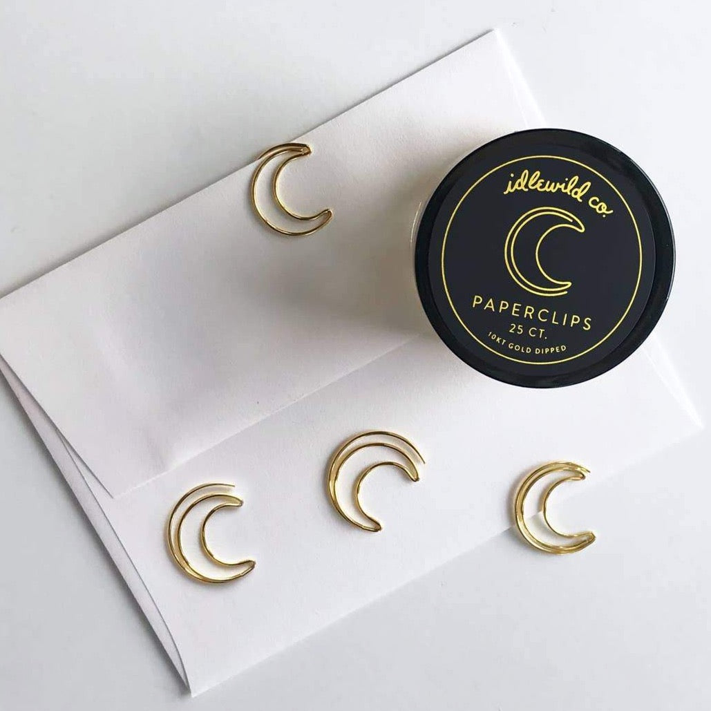 CRESCENT MOON PAPER CLIPS