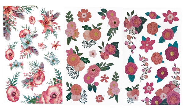 FLORAL BLOSSOMS STICKER BOOK