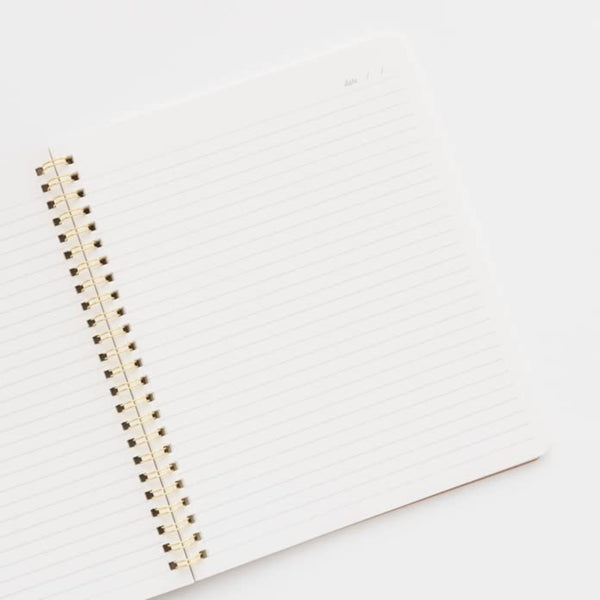 CHIC BLACK SPIRAL NOTEBOOK