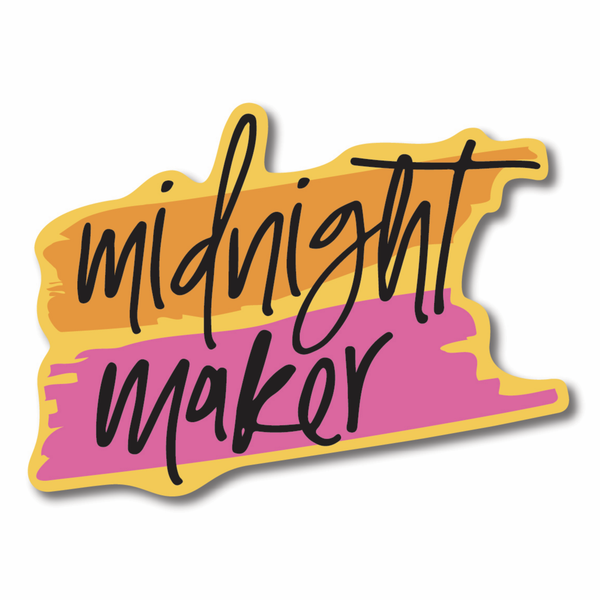 MIDNIGHT MAKER VINYL STICKER