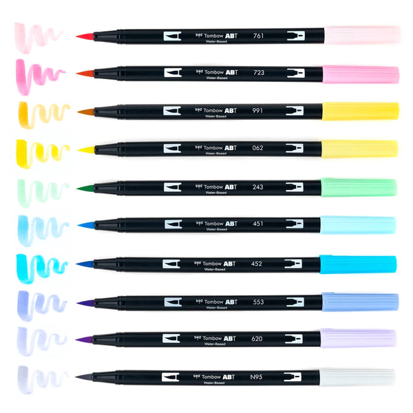 TOMBOW DUAL BRUSH PENS (Multiple Color Options)