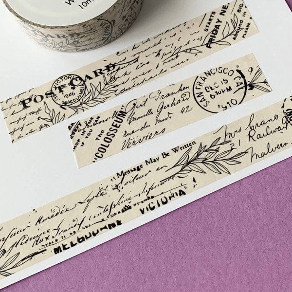 VINTAGE POSTMARKS WASHI TAPE