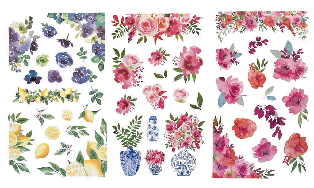 Wild Flowers Planner Stickers Floral Stickers Floral Bouquets Stickers  S-636 