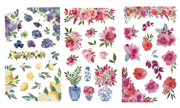 FLORAL BLOSSOMS STICKER BOOK
